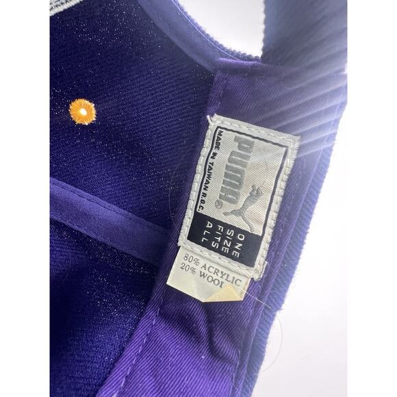 MENS TEAM NFL MINNESOTA VIKINGS CAP HAT ONE SIZE EMBROIDERED PURPLE - Picture 13 of 16